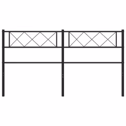 VidaXL 372310 tête de lit et pied de lit Noir
