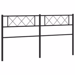 VidaXL 372313, Noir, Acier, 180 cm, 1870 mm, 90 cm, 30 mm