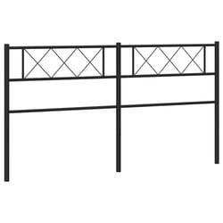 VidaXL 372313 tête de lit et pied de lit Noir