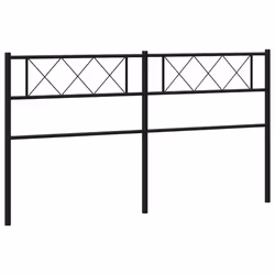 VidaXL 372313 tête de lit et pied de lit Noir - Vue supplémentaire 5