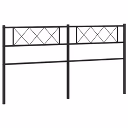 VidaXL 372314, Noir, Acier, 193 cm, 1980 mm, 90 cm, 30 mm