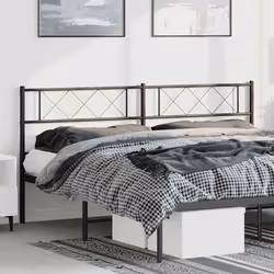 VidaXL 372314 tête de lit et pied de lit Noir