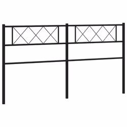 VidaXL 372315 tête de lit et pied de lit Noir - Vue supplémentaire 6