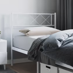 VidaXL 372352 tête de lit et pied de lit Blanc