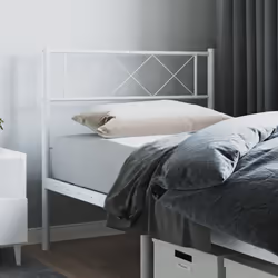 VidaXL 372355 tête de lit et pied de lit Blanc