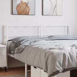 VidaXL 372360 tête de lit et pied de lit Blanc