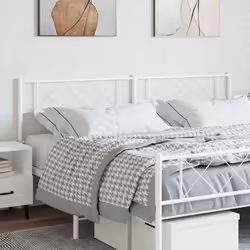 VidaXL 372361 tête de lit et pied de lit Blanc
