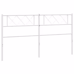 VidaXL 372362 tête de lit et pied de lit Blanc - Vue supplémentaire 5