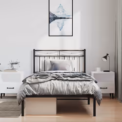 VidaXL 372363 tête de lit et pied de lit Blanc