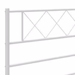 VidaXL 372363 tête de lit et pied de lit Blanc - Vue supplémentaire 7