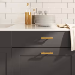 Ces poignées d'armoire, au design simple et moderne, ajouteront une touche d'élégance aux armoires de votre maison. Matériau ...