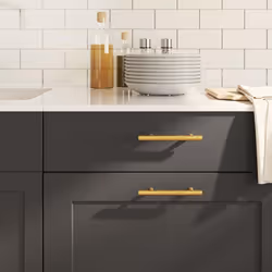 Ces poignées d'armoire, au design simple et moderne, ajouteront une touche d'élégance aux armoires de votre maison. Matériau  ...