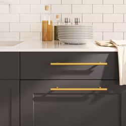 Ces poignées d'armoire, au design simple et moderne, ajouteront une touche d'élégance aux armoires de votre maison. Matériau  ...