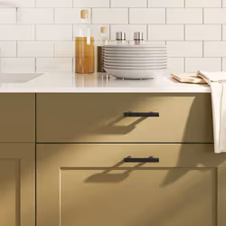 Ces poignées d'armoire, au design simple et moderne, ajouteront une touche d'élégance aux armoires de votre maison. Matériau ...