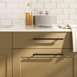 Ces poignées d'armoire, au design simple et moderne, ajouteront une touche d'élégance aux armoires de votre maison. Matériau  ...