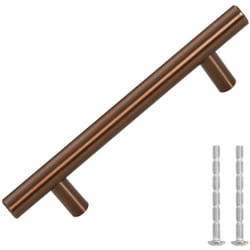 Vidaxl - Poignées d'armoire 10 pcs bronze 96 mm acier inoxydable