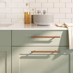Ces poignées d'armoire, au design simple et moderne, ajouteront une touche d'élégance aux armoires de votre maison. Matériau  ...