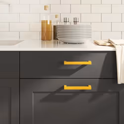 Ces poignées d'armoire, au design simple et moderne, ajouteront une touche d'élégance aux armoires de votre maison. Matériau  ...