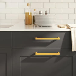 Vidaxl - Poignées d'armoire 5 pcs doré 192 mm acier inoxydable