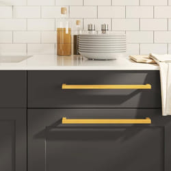 Vidaxl - Poignées d'armoire 5 pcs doré 320 mm acier inoxydable