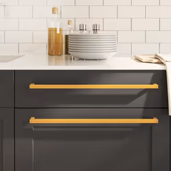 Ces poignées d'armoire, au design simple et moderne, ajouteront une touche d'élégance aux armoires de votre maison. Matériau  ...