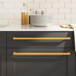 Vidaxl - Poignées d'armoire 5 pcs doré 480 mm acier inoxydable