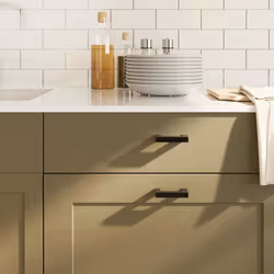 Ces poignées d'armoire, au design simple et moderne, ajouteront une touche d'élégance aux armoires de votre maison. Matériau  ...
