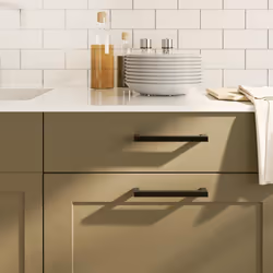 Ces poignées d'armoire, au design simple et moderne, ajouteront une touche d'élégance aux armoires de votre maison. Matériau  ...