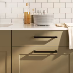 Ces poignées d'armoire, au design simple et moderne, ajouteront une touche d'élégance aux armoires de votre maison. Matériau ...