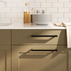 Ces poignées d'armoire, au design simple et moderne, ajouteront une touche d'élégance aux armoires de votre maison. Matériau  ...