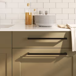 Ces poignées d'armoire, au design simple et moderne, ajouteront une touche d'élégance aux armoires de votre maison. Matériau  ...