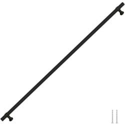 Poignées d'armoire 5 pcs noir 480 mm acier inoxydable Vidaxl