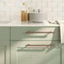 vidaXL Poignées d'armoire 5 pcs bronze 224 mm acier inoxydable