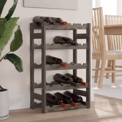 Rangez, vieillissez et présentez votre vin avec style grâce à ce casier à bouteilles en bois ! Bois de pin massif : cette éta ...