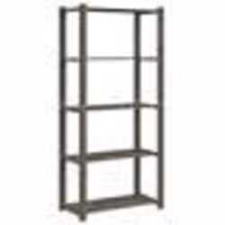 vidaXL Support de rangement à 5 niveaux gris 80x38x170 cm bois de pin
