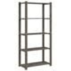 vidaXL Support de rangement à 5 niveaux gris 80x38x170 cm bois de pin