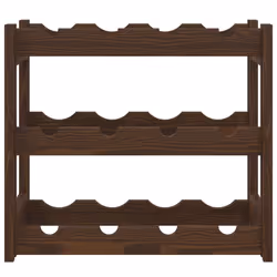 VidaXL 373388 porte-bouteilles Bois Marron