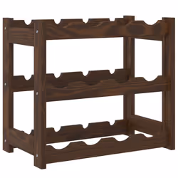 VidaXL 373388 porte-bouteilles Bois Marron - Vue supplémentaire 5