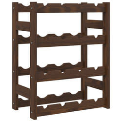 VidaXL 373389 porte-bouteilles Bois Marron