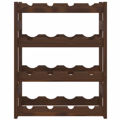 VidaXL 373389 porte-bouteilles Bois Marron