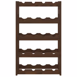 VidaXL 373390 porte-bouteilles Bois Marron