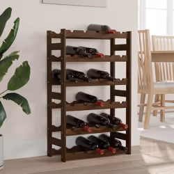 VidaXL 373391 porte-bouteilles Bois Marron