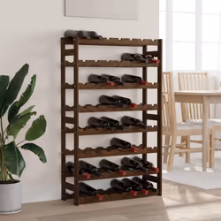 VidaXL 373393 porte-bouteilles Bois Marron