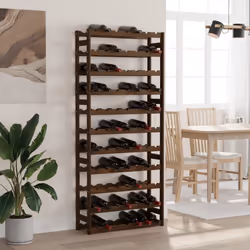 VidaXL 373394 porte-bouteilles Bois Marron