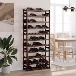 Rangez, vieillissez et présentez votre vin avec style grâce à ce casier à bouteilles en bois ! Bois de pin massif : cette éta ...
