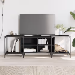 Ce meuble TV tendance, doté d'un design épuré et élégant, est conçu pour être un supplément décoratif et pratique à la décora ...