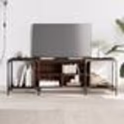 vidaXL Meuble TV chêne marron 153x37x50 cm bois d'ingénierie
