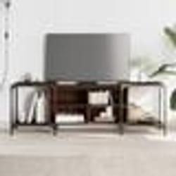 vidaXL Meuble TV chêne marron 153x37x50 cm bois d'ingénierie