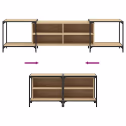 VidaXL 837608 Support TV et centre de divertissement - Vue supplémentaire 7