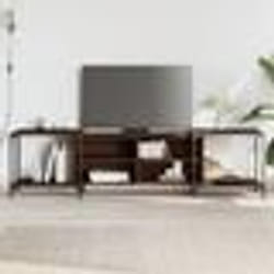 vidaXL Meuble TV chêne marron 203x37x50 cm bois d'ingénierie